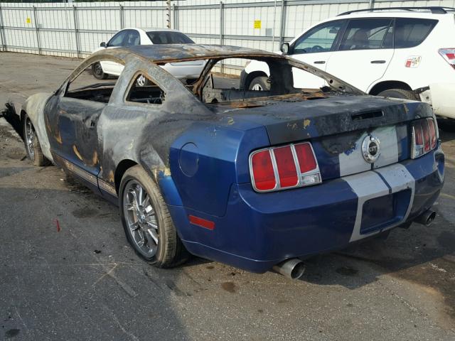 1ZVHT82HX85152360 - 2008 FORD MUSTANG GT BLUE photo 3