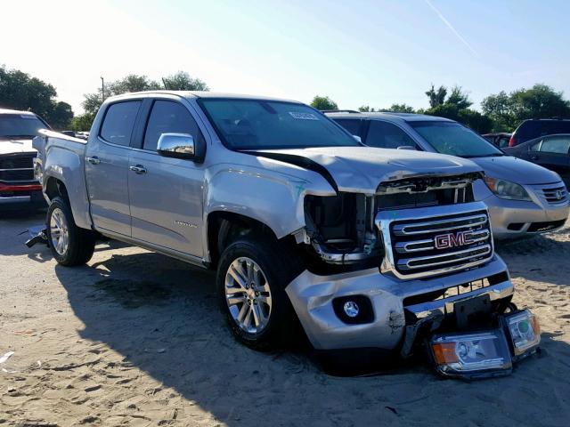 1GTG6DEN1J1103142 - 2018 GMC CANYON SLT SILVER photo 1