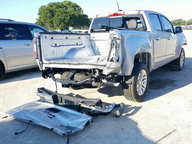 1GTG6DEN1J1103142 - 2018 GMC CANYON SLT SILVER photo 4