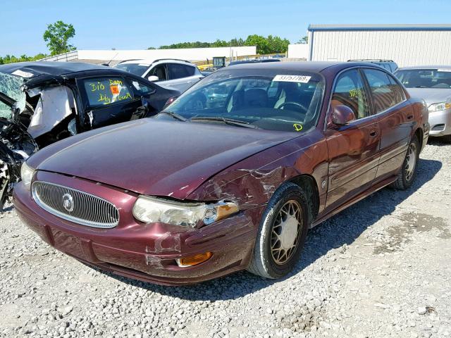 1G4HP52K94U143954 - 2004 BUICK LESABRE CU BURGUNDY photo 2