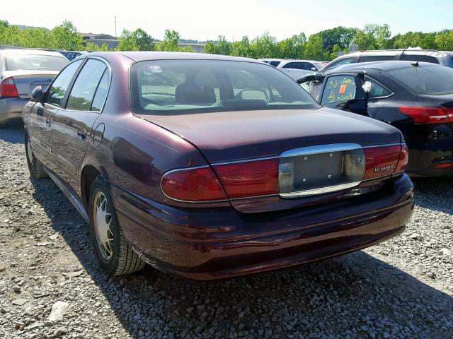 1G4HP52K94U143954 - 2004 BUICK LESABRE CU BURGUNDY photo 3