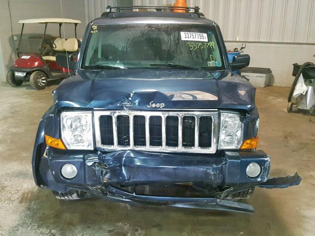 1J8HG48K19C502015 - 2009 JEEP COMMANDER 蓝色 照片 7