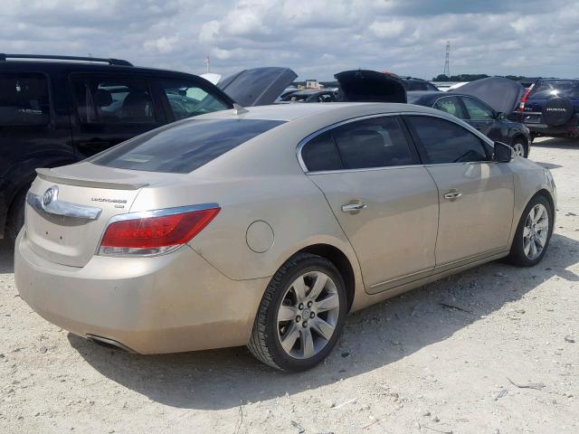 1G4GE5ED9BF334838 - 2011 BUICK LACROSSE C TAN photo 4