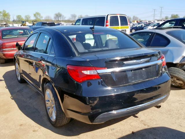 1C3CCBAB0DN670225 - 2013 CHRYSLER 200 LX BLACK photo 3