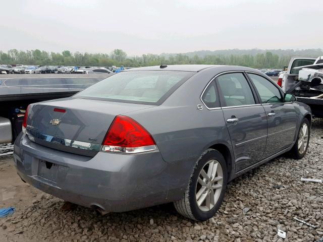 2G1WU583389267959 - 2008 CHEVROLET IMPALA LTZ GRAY photo 4