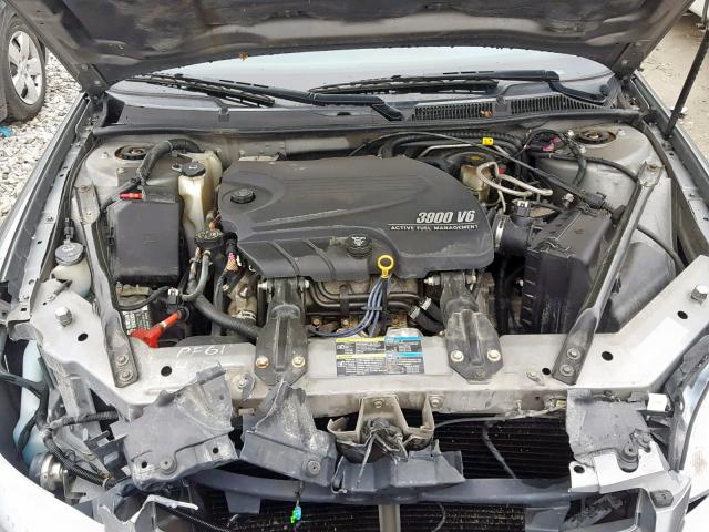 2G1WU583389267959 - 2008 CHEVROLET IMPALA LTZ GRAY photo 7