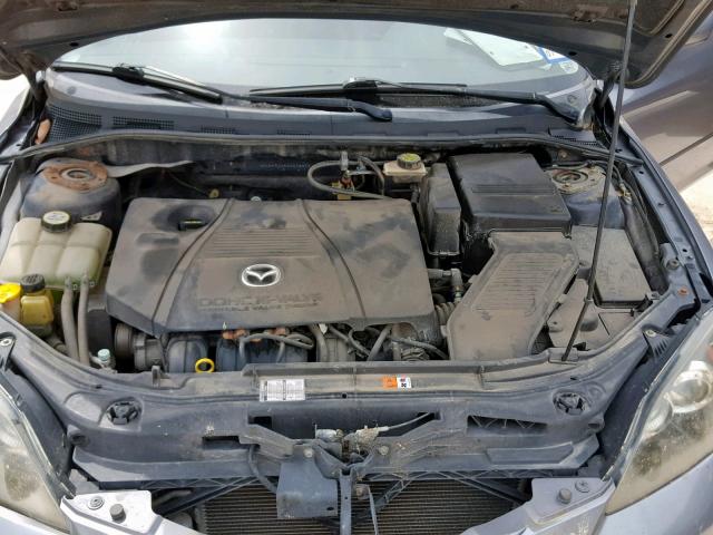 JM1BK343551218073 - 2005 MAZDA 3 HATCHBAC GRAY photo 7