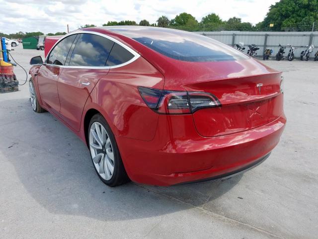 5YJ3E1EA8JF004614 - 2018 TESLA MODEL 3  photo 3