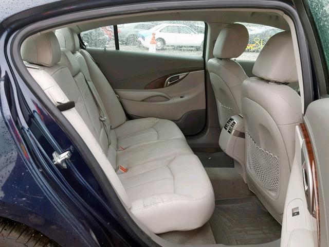 1G4GB5EG8AF126807 - 2010 BUICK LACROSSE C BLUE photo 6