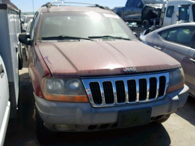 1J4GW58S0XC646934 - 1999 JEEP GRAND CHER RED photo 1