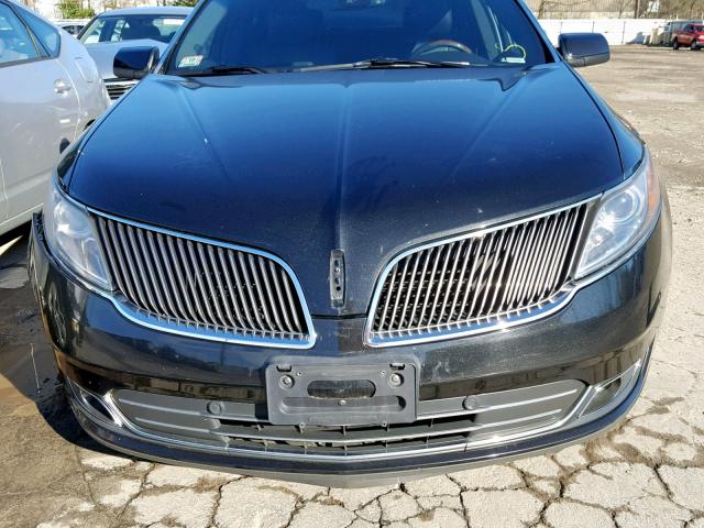 1LNHL9EK8EG602986 - 2014 LINCOLN MKS BLACK photo 9