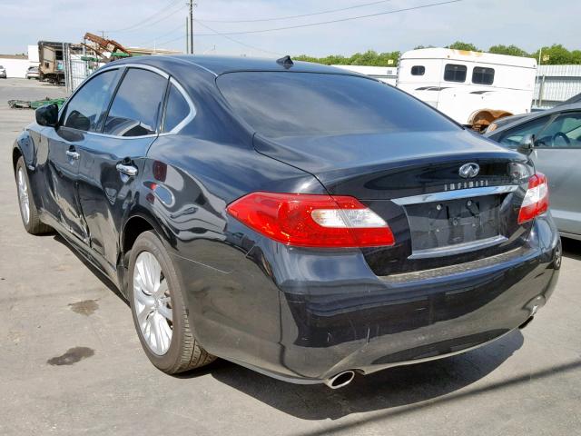 JN1EY1AP5CM910484 - 2012 INFINITI M35H BLACK photo 3