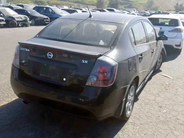 3N1AB6AP8CL700288 - 2012 NISSAN SENTRA 2.0 BLACK photo 4