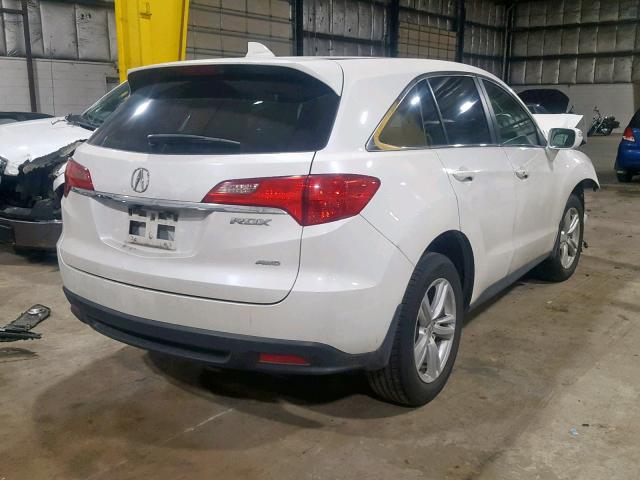 5J8TB4H56EL024969 - 2014 ACURA RDX TECHNO WHITE photo 4