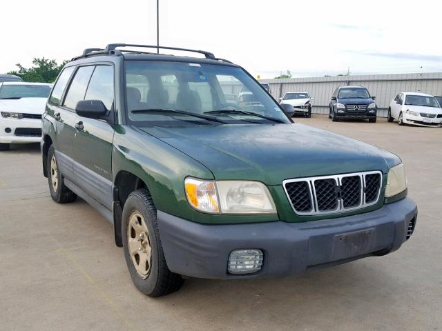 JF1SF635X2H754759 - 2002 SUBARU FORESTER L GREEN photo 1