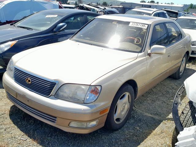 JT8BH28F8Y0175421 - 2000 LEXUS LS 400 GOLD photo 2