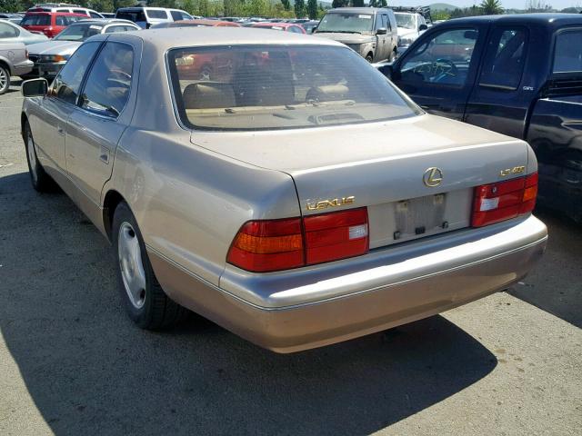 JT8BH28F8Y0175421 - 2000 LEXUS LS 400 GOLD photo 3