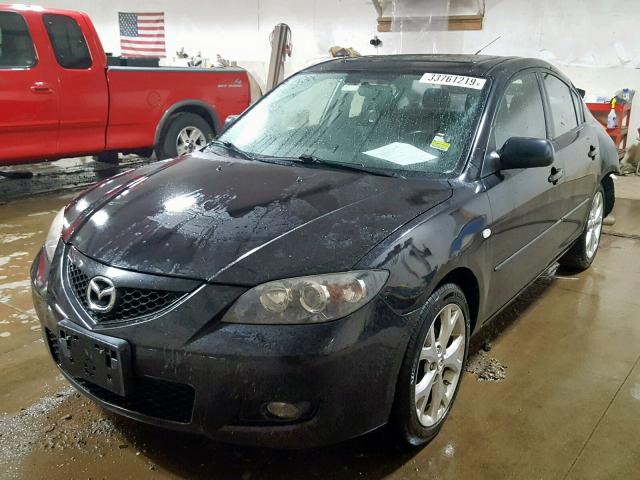 JM1BK32F391237563 - 2009 MAZDA 3 I BLACK photo 2