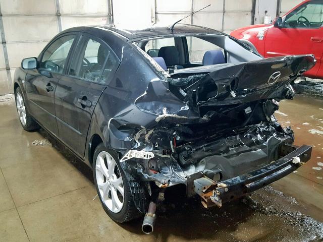 JM1BK32F391237563 - 2009 MAZDA 3 I BLACK photo 3