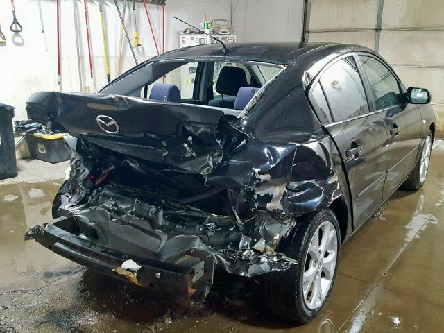 JM1BK32F391237563 - 2009 MAZDA 3 I BLACK photo 4