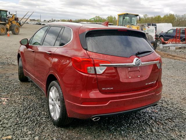 LRBFXFSX5HD148246 - 2017 BUICK ENVISION P RED photo 3