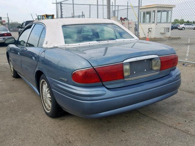 1G4HP54K12U275200 - 2002 BUICK LESABRE CU BLUE photo 3