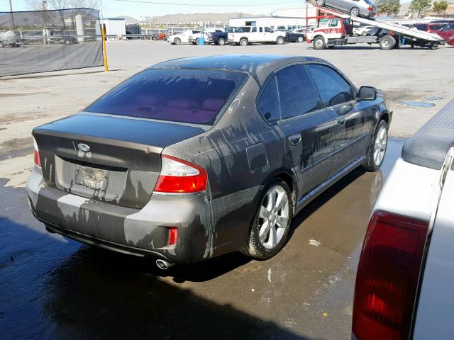 4S3BL676X84214981 - 2008 SUBARU LEGACY GT BROWN photo 4