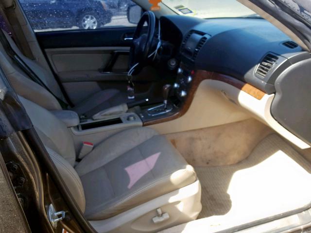 4S3BL676X84214981 - 2008 SUBARU LEGACY GT BROWN photo 5