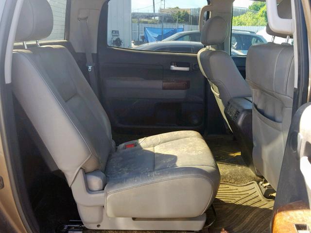 5TFHY5F13CX266911 - 2012 TOYOTA TUNDRA CRE GRAY photo 6