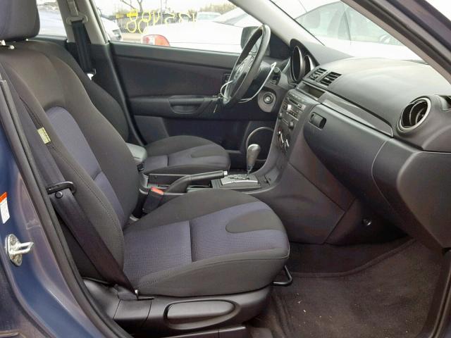 JM1BK324081799370 - 2008 MAZDA 3 S GRAY photo 5