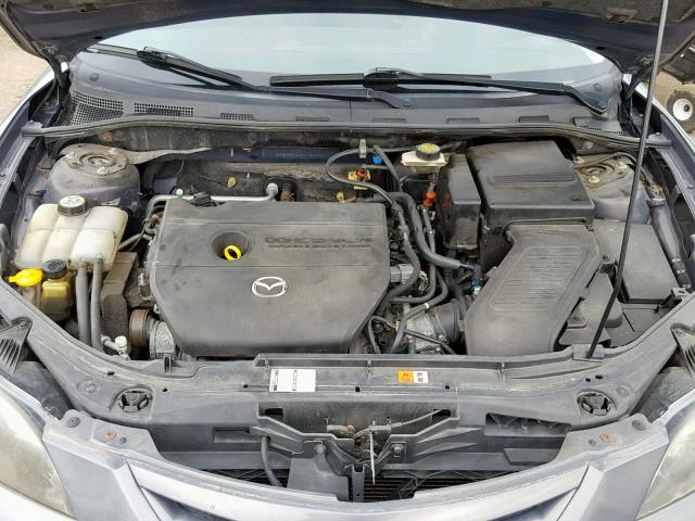 JM1BK324081799370 - 2008 MAZDA 3 S GRAY photo 7