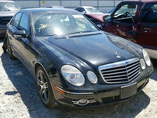 WDBUF56X87B158441 - 2007 MERCEDES-BENZ E 350 BLACK photo 1