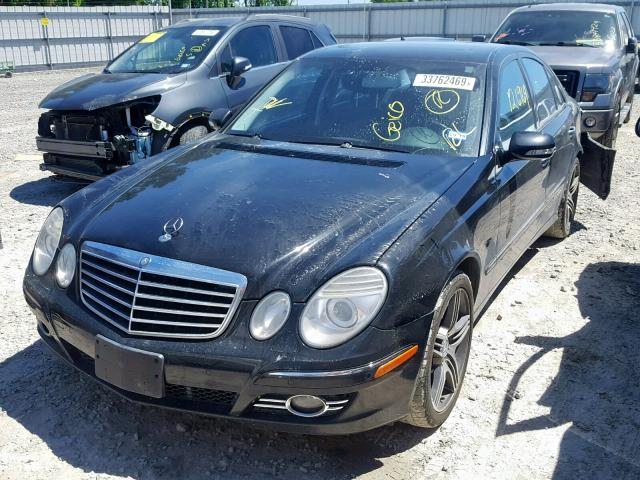 WDBUF56X87B158441 - 2007 MERCEDES-BENZ E 350 BLACK photo 2