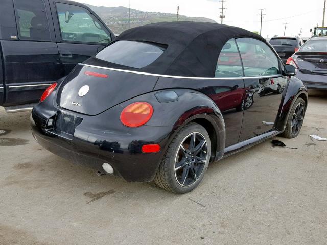 3VWCD21YX3M331233 - 2003 VOLKSWAGEN NEW BEETLE Schwarz Foto 4