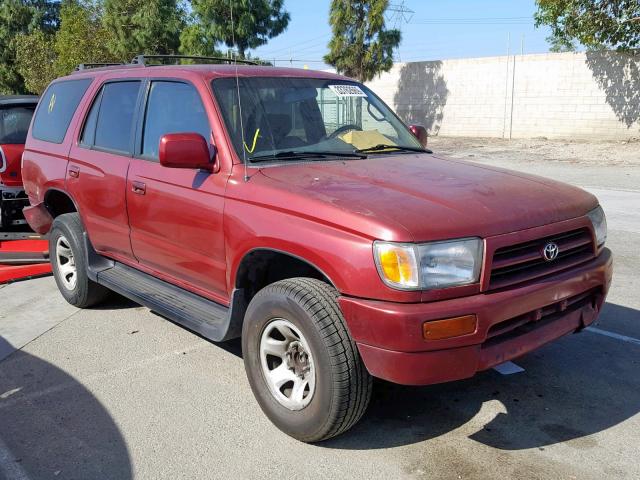 JT3GM84RXT0002972 - 1996 TOYOTA 4RUNNER RED photo 1