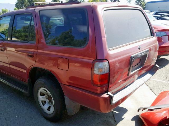 JT3GM84RXT0002972 - 1996 TOYOTA 4RUNNER RED photo 3