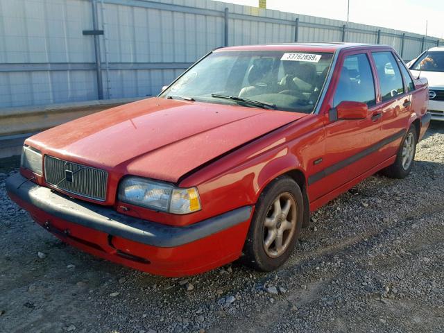 YV1LS5547V1377856 - 1997 VOLVO 850 RED photo 2