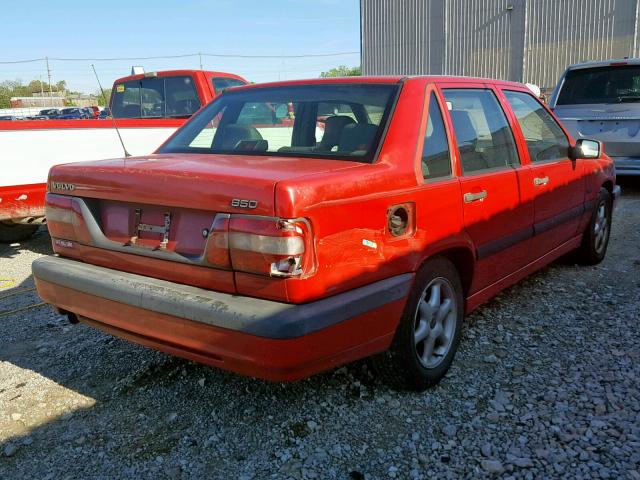 YV1LS5547V1377856 - 1997 VOLVO 850 RED photo 4