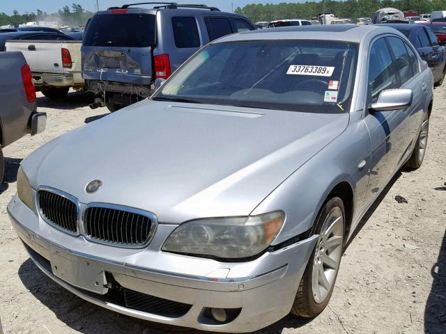 WBAHL83556DT00518 - 2006 BMW 750 I SILVER photo 2