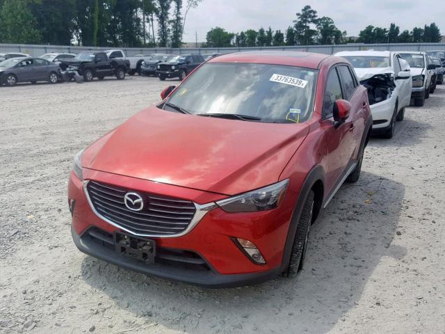 JM1DKDD75J0327313 - 2018 MAZDA CX-3 GRAND RED photo 2