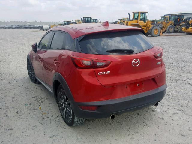 JM1DKDD75J0327313 - 2018 MAZDA CX-3 GRAND RED photo 3