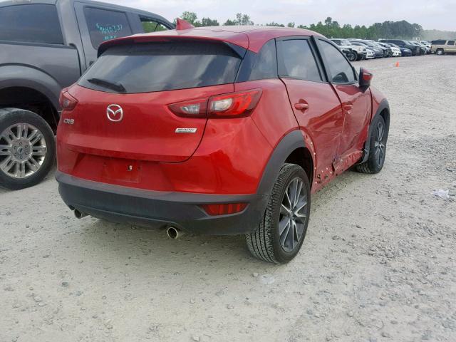 JM1DKDD75J0327313 - 2018 MAZDA CX-3 GRAND RED photo 4