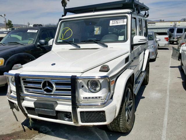 WDCYC3KF7GX254796 - 2016 MERCEDES-BENZ G 550 WHITE photo 2