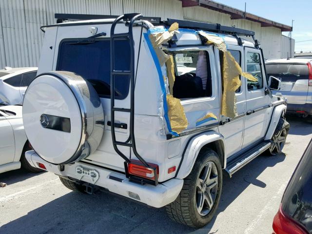 WDCYC3KF7GX254796 - 2016 MERCEDES-BENZ G 550 WHITE photo 4