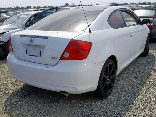 JTKDE167870157596 - 2007 TOYOTA SCION TC WHITE photo 4