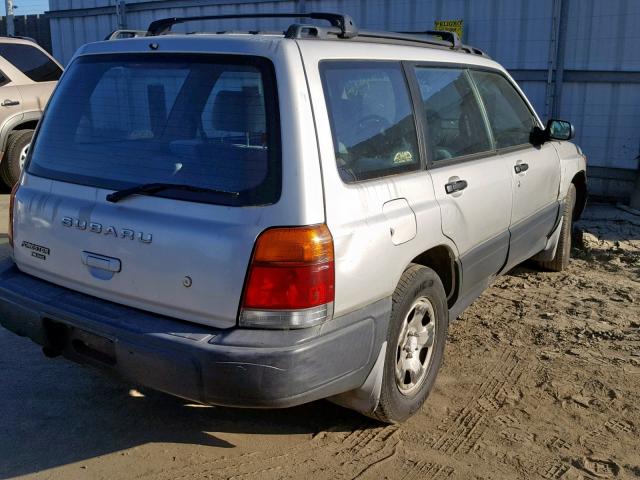 JF1SF6358YH724393 - 2000 SUBARU FORESTER L GRAY photo 4