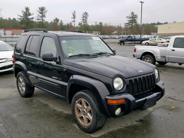 1J4GL58K63W525097 - 2003 JEEP LIBERTY LI BLACK photo 1