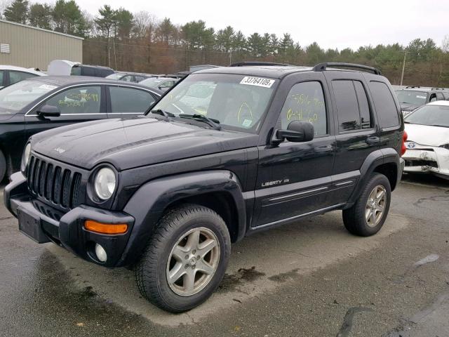 1J4GL58K63W525097 - 2003 JEEP LIBERTY LI BLACK photo 2