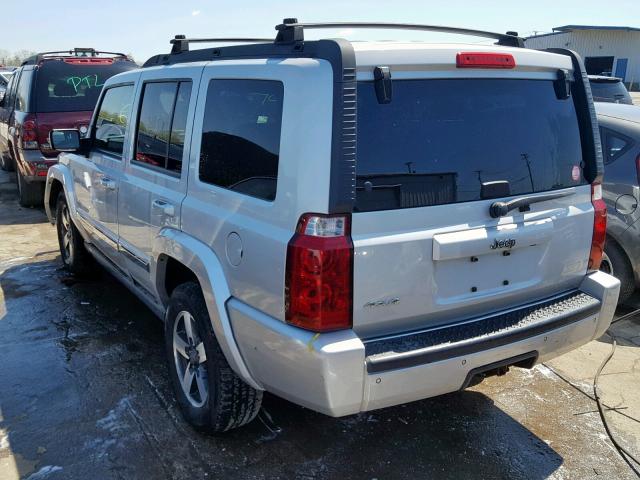 1J8HG48K36C265183 - 2006 JEEP COMMANDER 银色 照片 3