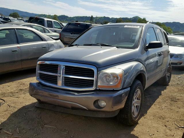 1D4HB48N65F547785 - 2005 DODGE DURANGO SL GRAY photo 2